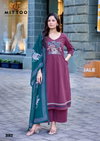 Resham By Mittoo Mul Dhabu Cotton Kurti With Bottom and Dupatta